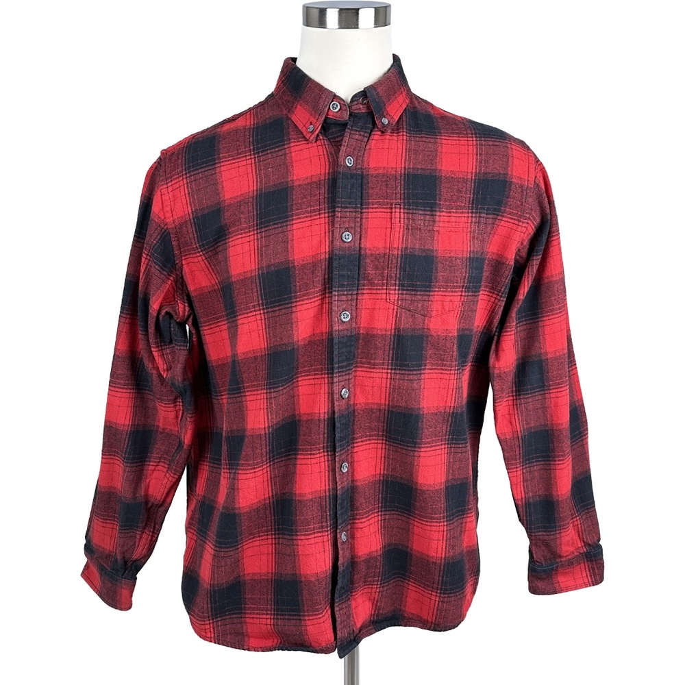 Eddie Bauer Heavy Flannel Shirt (XL)
